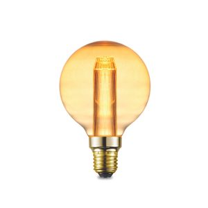 Home sweet home LED lamp Deco E27 3W G95 dimbaar - amber