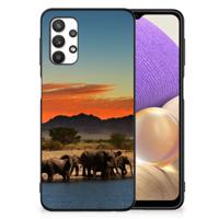 Samsung Galaxy A32 5G Dierenprint Telefoonhoesje Olifanten