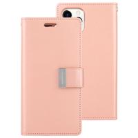 Voor iPhone 11 Pro MERCURY GOOSPERY RICH DIARY Crazy Horse textuur horizontale Flip lederen draagtas met houder & kaartsleuven & portemonnee (Rose gou