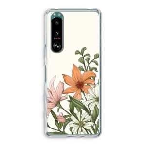 Floral bouquet: Sony Xperia 5 III Transparant Hoesje