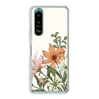 Floral bouquet: Sony Xperia 5 III Transparant Hoesje