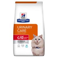 Hill&apos;s Prescription Diet C/D Multicare Stress Urinary Care kattenvoer met Zeevis 1.5kg zak
