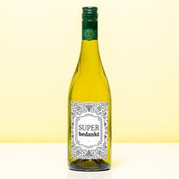 Wijnfles Super Bedankt - Wit (Sauvignon Blanc)