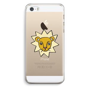 Kleine leeuw: iPhone 5 / 5S / SE Transparant Hoesje