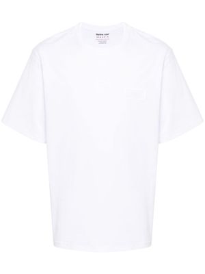 Martine Rose t-shirt en coton à logo réfléchissant - Blanc