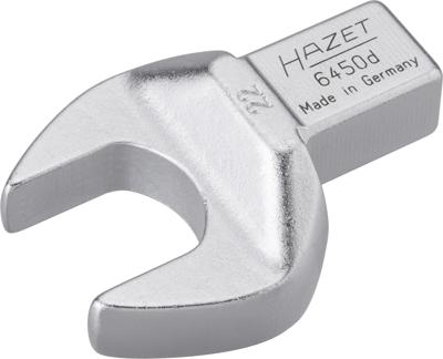 HAZET Insteek-steeksleutel 6450D-22 · 14 x 18 mm insteekvierkant massief · Buiten-zeskant-profiel · SW 22 mm