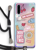 Positivity: Huawei P30 Transparant Hoesje met koord