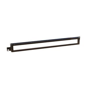 Adam Hall 19 inch safetypaneel met plexiglas 1 HE