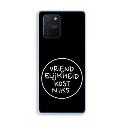 Vriendelijkheid: Samsung Galaxy Note 10 Lite Transparant Hoesje