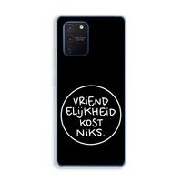 Vriendelijkheid: Samsung Galaxy Note 10 Lite Transparant Hoesje