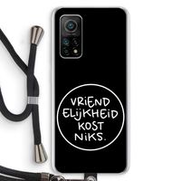 Vriendelijkheid: Xiaomi Mi 10T 5G Transparant Hoesje met koord