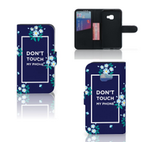 Samsung Galaxy Xcover 4 | Xcover 4s Portemonnee Hoesje Flowers Blue DTMP