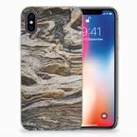 Apple iPhone X | Xs TPU Siliconen Hoesje Steen