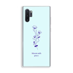 Bloom with grace: Samsung Galaxy Note 10 Plus Transparant Hoesje