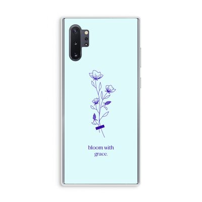 Bloom with grace: Samsung Galaxy Note 10 Plus Transparant Hoesje