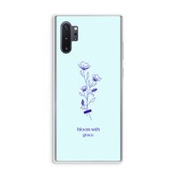 Bloom with grace: Samsung Galaxy Note 10 Plus Transparant Hoesje