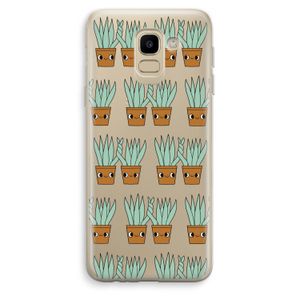 Sansevieria: Samsung Galaxy J6 (2018) Transparant Hoesje
