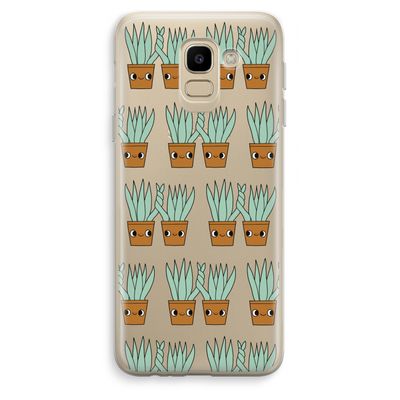Sansevieria: Samsung Galaxy J6 (2018) Transparant Hoesje
