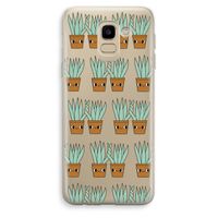 Sansevieria: Samsung Galaxy J6 (2018) Transparant Hoesje