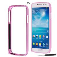 Ultra licht afneembare Premium Metal Frame met schroevendraaier & schroef voor Galaxy S IV / i9500(Purple)