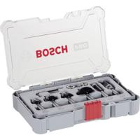 Rand- en kantfreesset, 8 mm schacht, 6-delig Bosch Accessories 2607017469