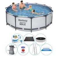 Zwembad Combi Deal - Bestway Steel Pro MAX Rond 366x100 cm