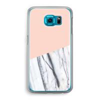 A touch of peach: Samsung Galaxy S6 Transparant Hoesje