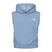 KIEstone Meisjes hoodie - Marleen - licht blauw - thumbnail