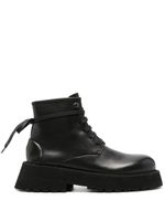 Marsèll bottines lacées en cuir 60 mm - Noir