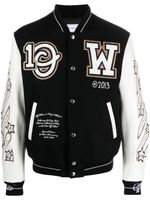 Off-White veste teddy Logic - Noir