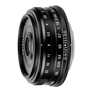 Voigtlander Ultron 27mm f/2.0 Fujifilm X-mount objectief Zwart