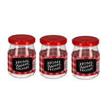 12x Transparante jampotten/voorraadpotten met schroefdop van glas 500 ml
