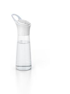 Hydranome Waterfles stipp clear white (610 ml)