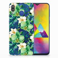 Samsung Galaxy M20 (Power) TPU Case Orchidee Groen - thumbnail