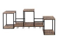 Noah - wijnrek - hout en metaal - 104x53x23cm