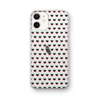 Hartjes: iPhone 12 mini Transparant Hoesje