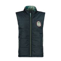 America Today Junior reversible bodywarmer Jai donkerblauw/groen - thumbnail