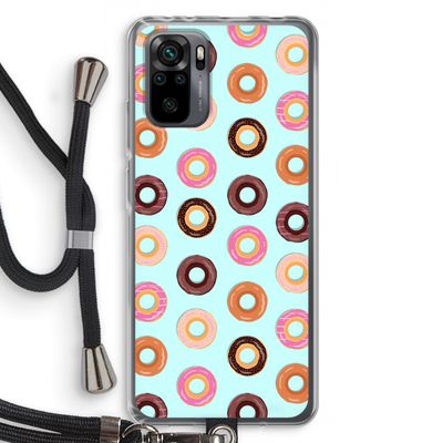 Donuts: Xiaomi Redmi Note 10 Pro Transparant Hoesje met koord