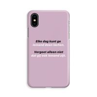 gij zijt ook iemand: iPhone Xs Volledig Geprint Hoesje