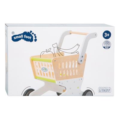 Small Foot - houten winkelwagen supermarkt