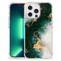 Anti-Shock Hoesje voor iPhone 13 Pro Max Marmer Groen - thumbnail