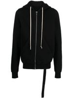 Rick Owens DRKSHDW hoodie Forever en coton biologique - Noir