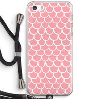 Dakpannetjes: iPhone 5 / 5S / SE Transparant Hoesje met koord
