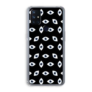 Eyes pattern: OnePlus Nord N10 5G Transparant Hoesje