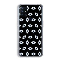 Eyes pattern: OnePlus Nord N10 5G Transparant Hoesje