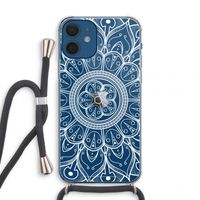 Roses Are Red: iPhone 12 mini Transparant Hoesje met koord