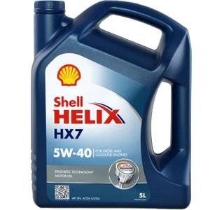 Motorolie Shell Helix HX7 5W40 A3/B3/B4 5L 550070416