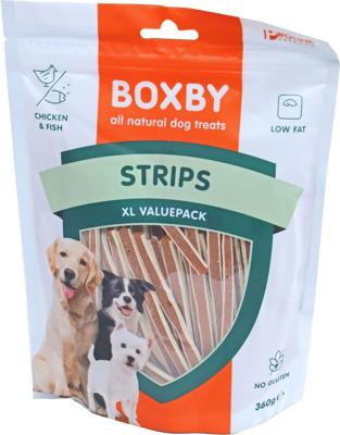 Proline Boxby hondensnack strips valuebag 360g - Gebr de boon