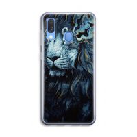 Darkness Lion: Samsung Galaxy A40 Transparant Hoesje