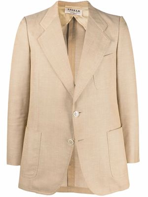 A.N.G.E.L.O. Vintage Cult blazer à simple boutonnage - Tons neutres